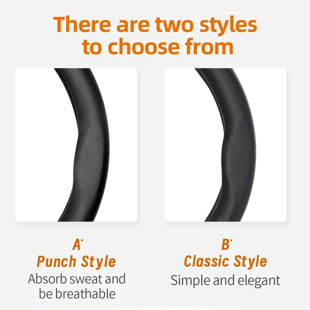 DS Déesse Ultra-Thin Microfiber Leather Steering Wheel Cover