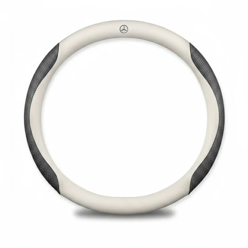 Mercedes Carbon Fiber Leather Steering Wheel Cover