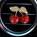 Red Cherry Car Air Vent Perfume Clip Aroma Diffuser Auto Accessory