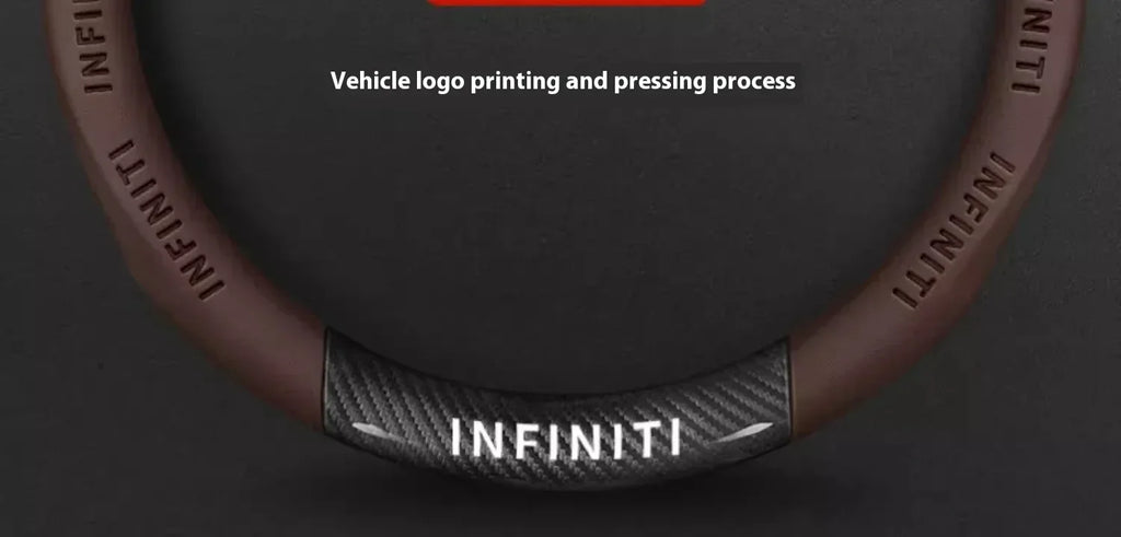 Infiniti Carbon Fiber Leather Steering Wheel Cover