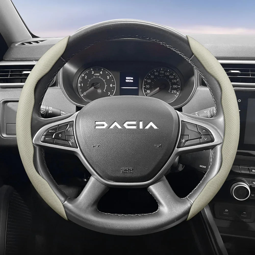 Dacia Breathable Leather Steering Wheel Cover