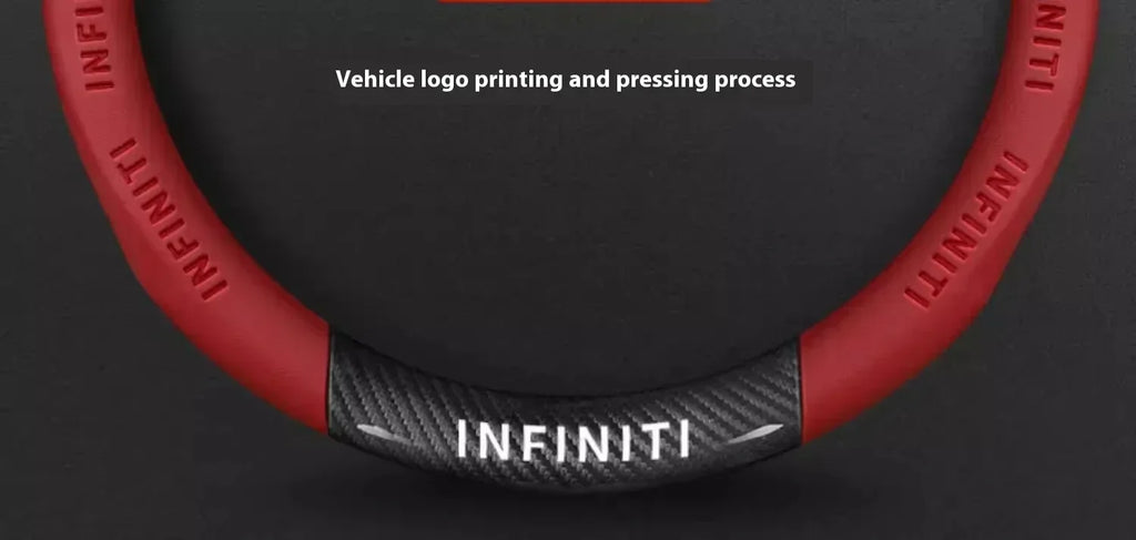 Infiniti Carbon Fiber Leather Steering Wheel Cover