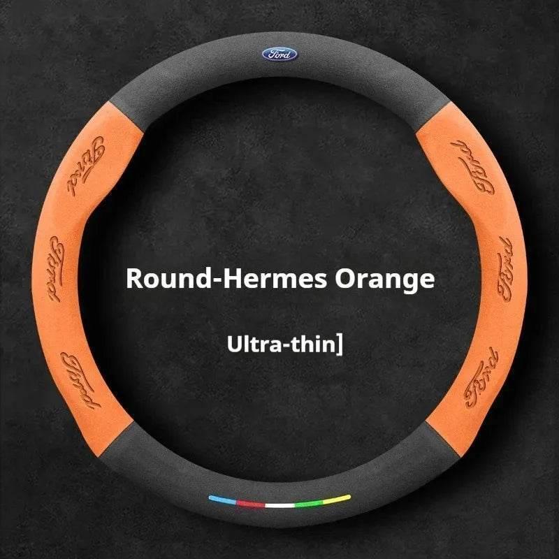 Ford Suede Steering Wheel Cover