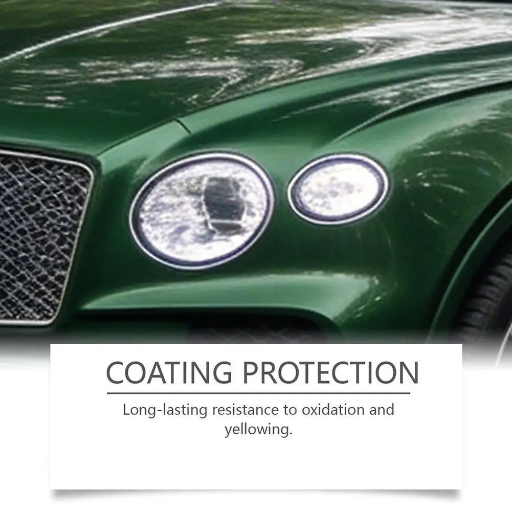 Car Headlight Restoration Kit – Lens Cleaner, Polisher & UV Protection Solution