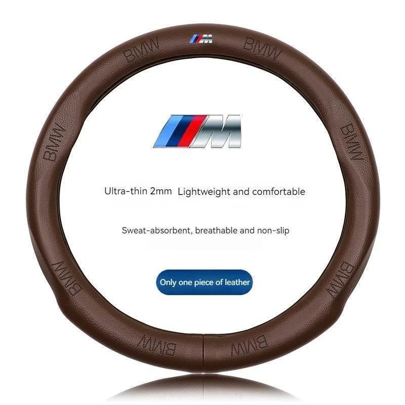 BMW Leather Steering Wheel Cover