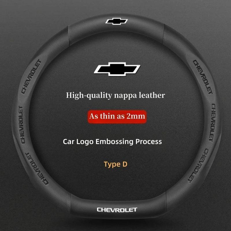 Chevrolet Cruze Silverado Tahoe 3D Embossed Steering Wheel Cover