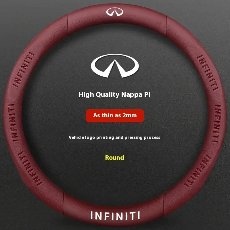 Infiniti Carbon Fiber Leather Steering Wheel Cover