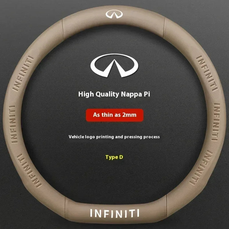 Infiniti Carbon Fiber Leather Steering Wheel Cover