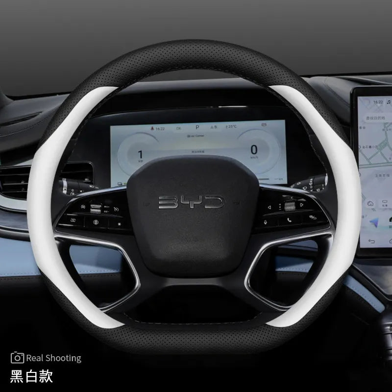 BYD Non-Slip Leather Steering Wheel Cover