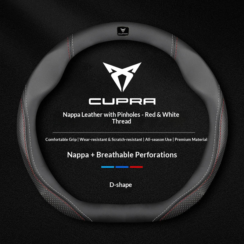 Cupra Suede & Leather Steering Wheel Cover
