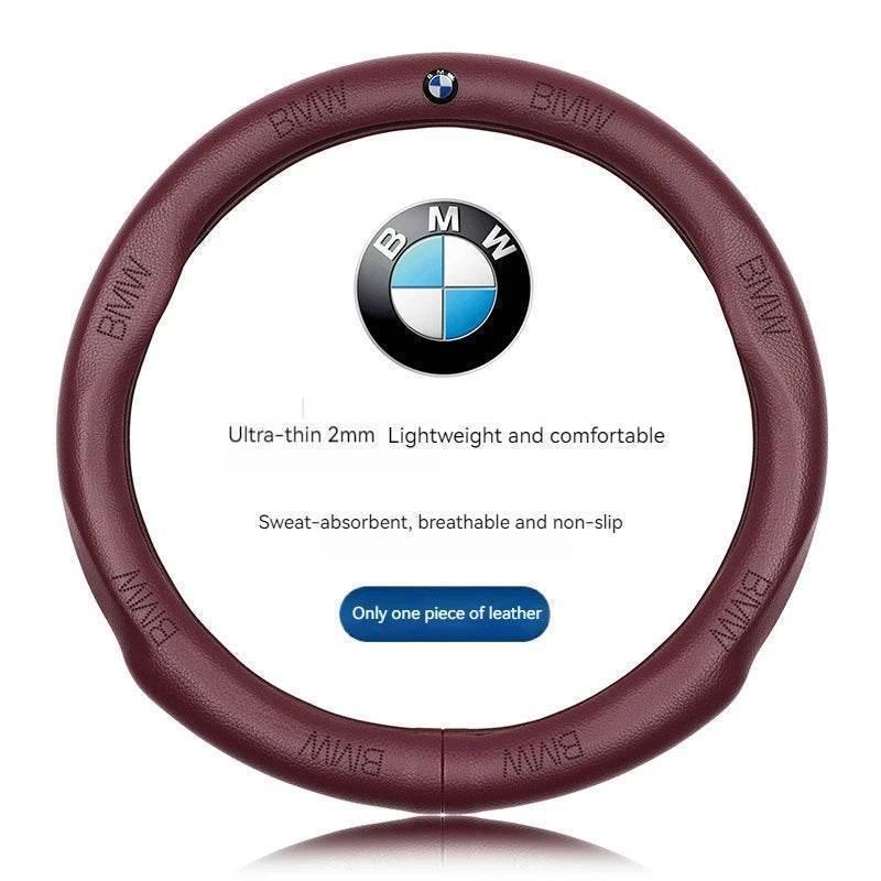 BMW Leather Steering Wheel Cover