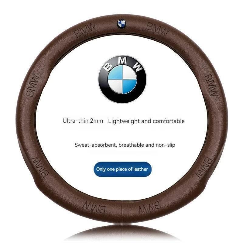 BMW Leather Steering Wheel Cover