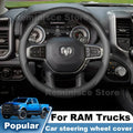 RAM Leather Steering Wheel Cover