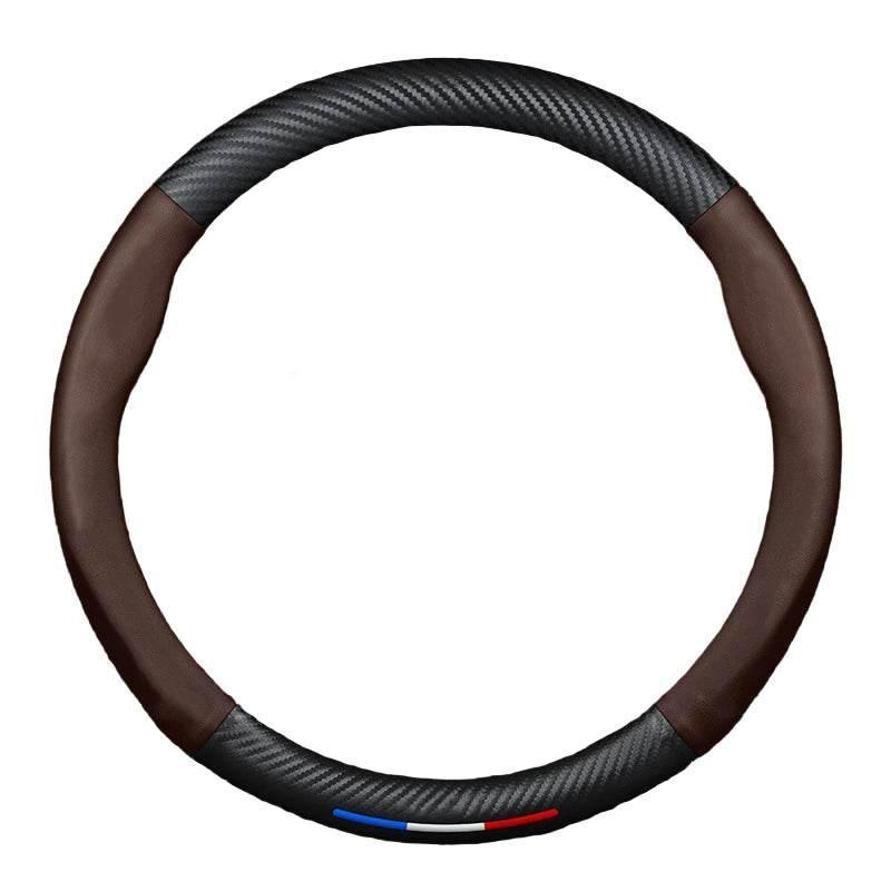 Mazda Carbon Fiber & Leather Steering Wheel Cover