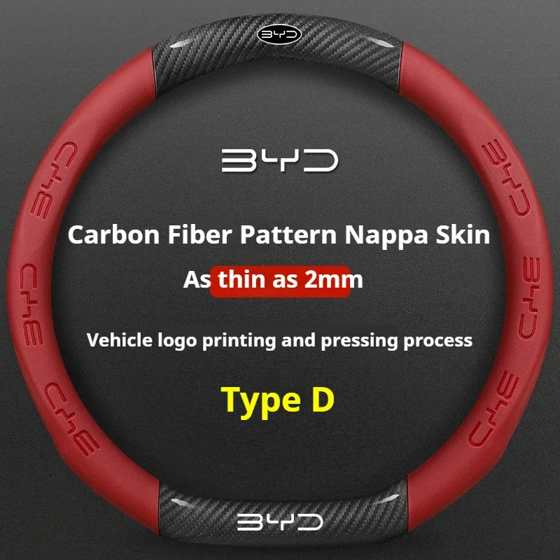 BYD Anti-Slip Suede Steering Wheel Cover