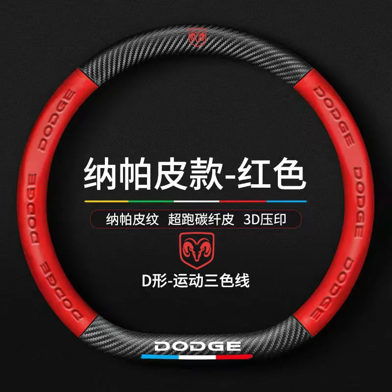 Dodge and RAM Leather Steering Wheel Cover