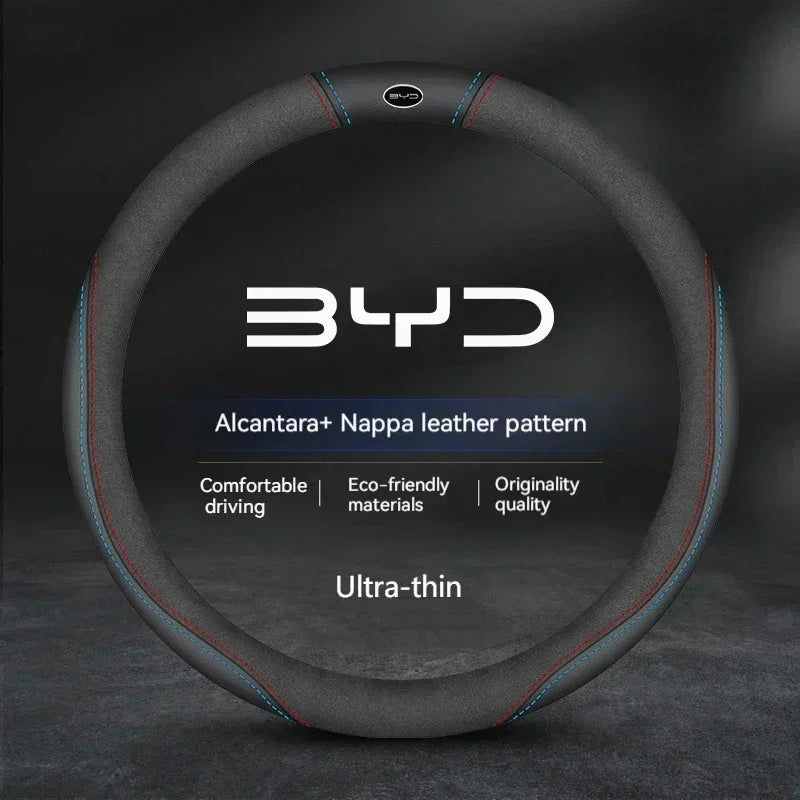 BYD Suede Anti-Slip Steering Wheel Cover
