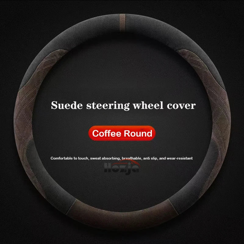 Genesis Suede Steering Wheel Cover