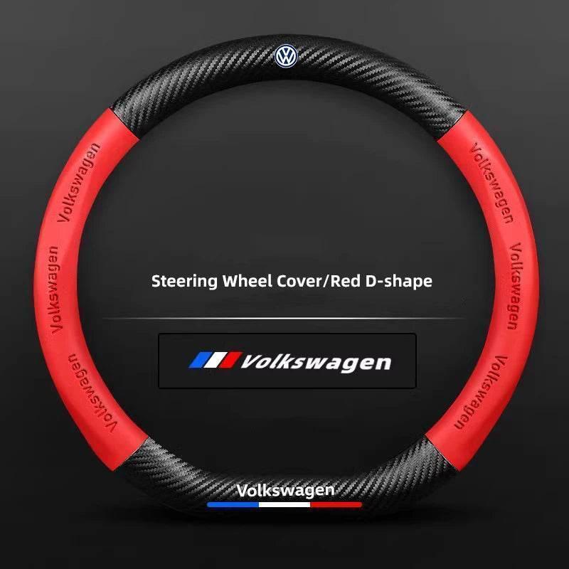 Volkswagen Carbon Fiber Steering Wheel Cover