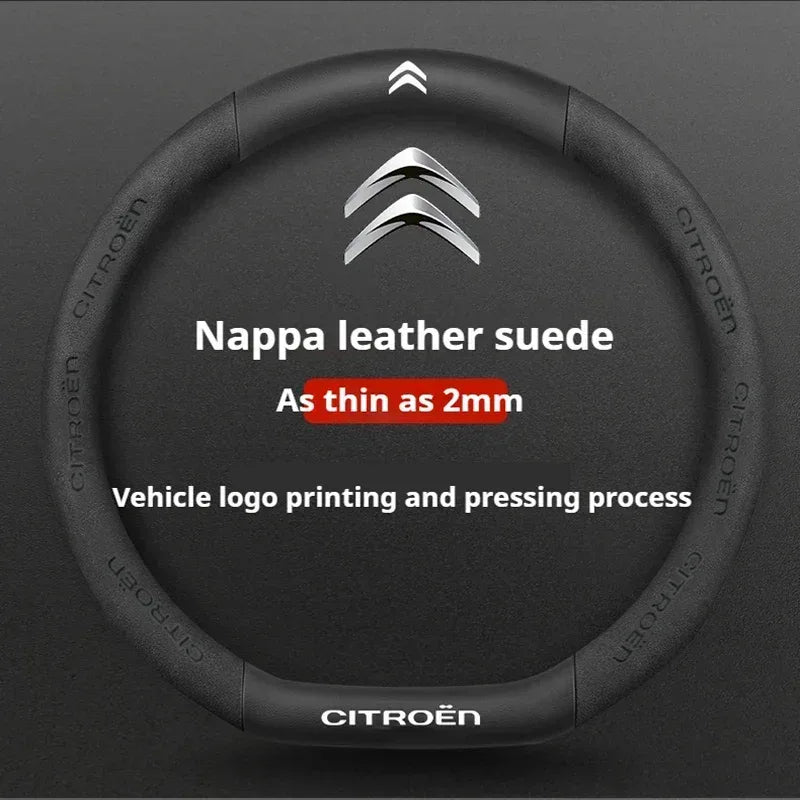 Citroen Leather Steering Wheel Cover