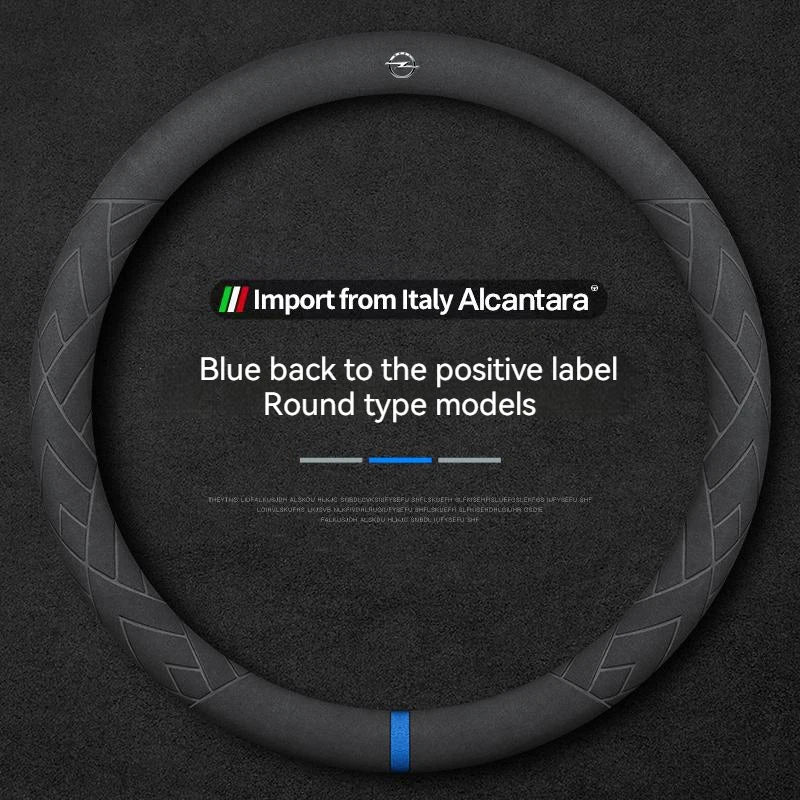 Opel Suede Leather Steering Wheel Cover