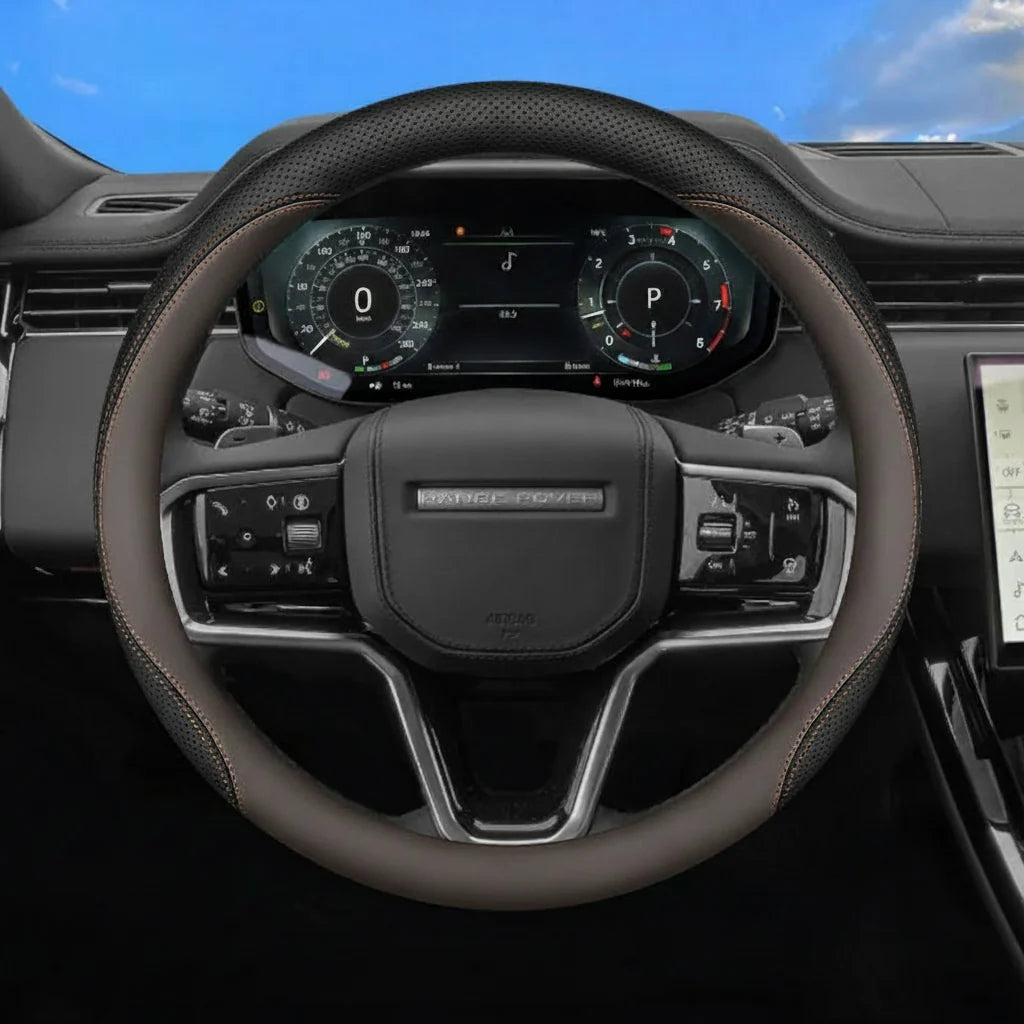 Land Rover Leather Breathable Steering Wheel Cover