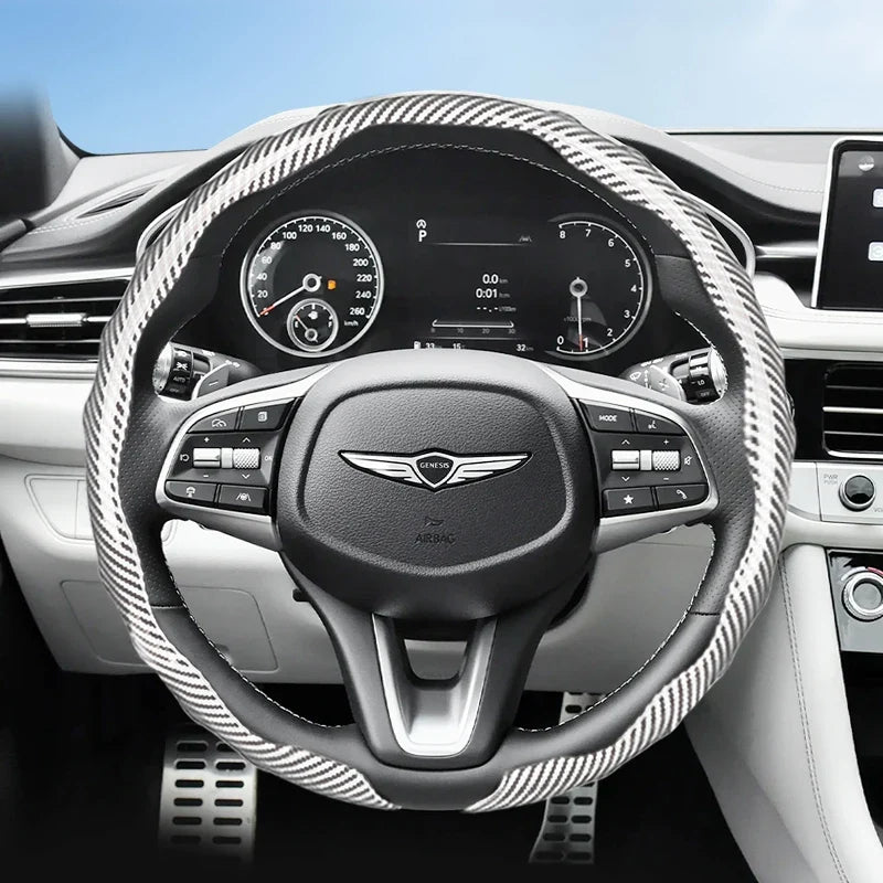 Genesis Carbon Fibre Snap-On Steering Wheel Cover
