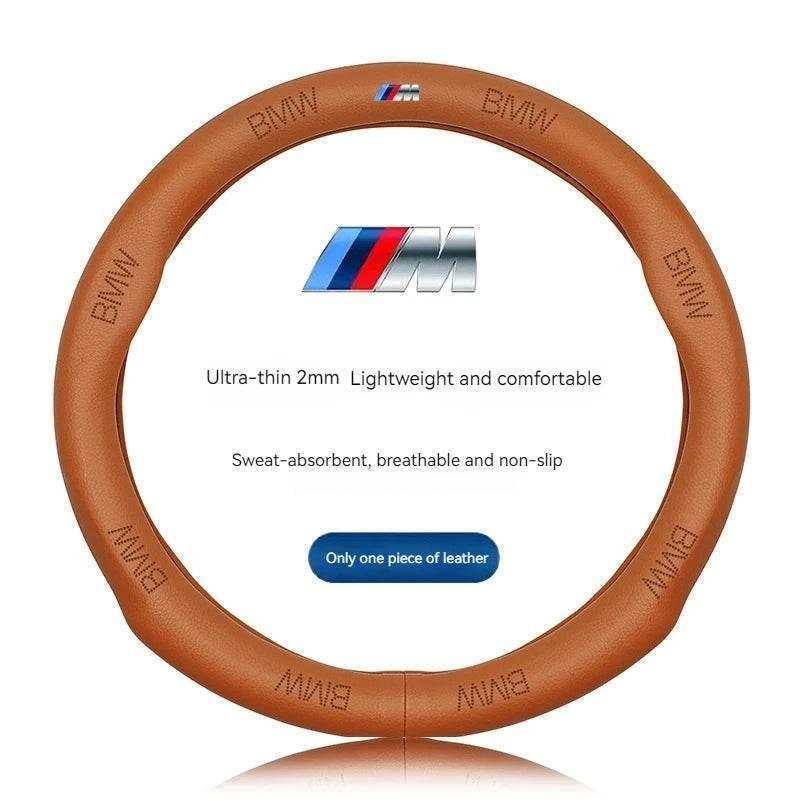 BMW Leather Steering Wheel Cover
