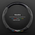 Isuzu Suede Carbon Fiber Steering Wheel Cover