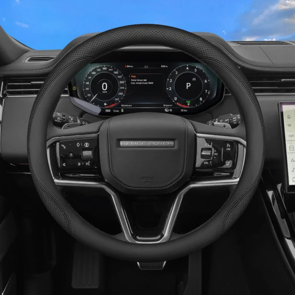 Land Rover Leather Breathable Steering Wheel Cover