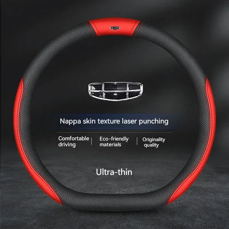 Geely Suede Breathable Steering Wheel Cover