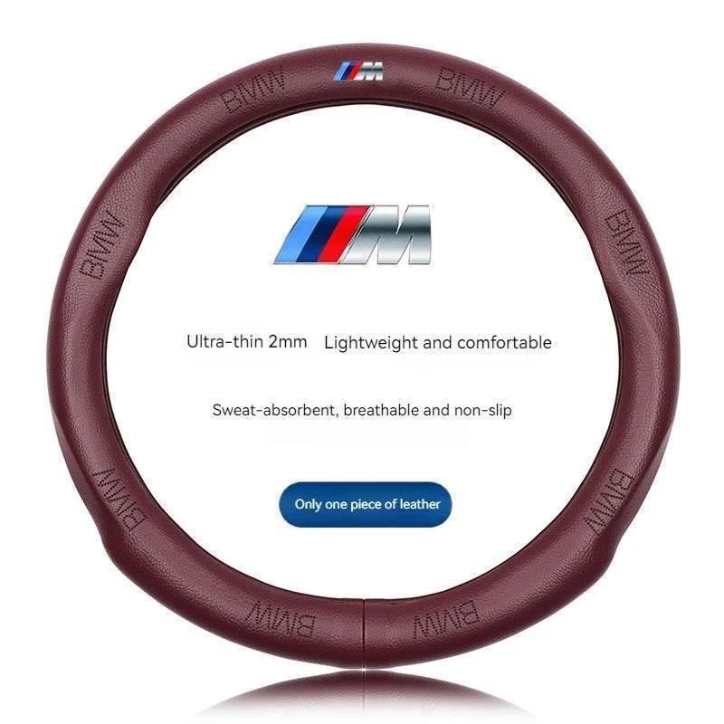 BMW Leather Steering Wheel Cover