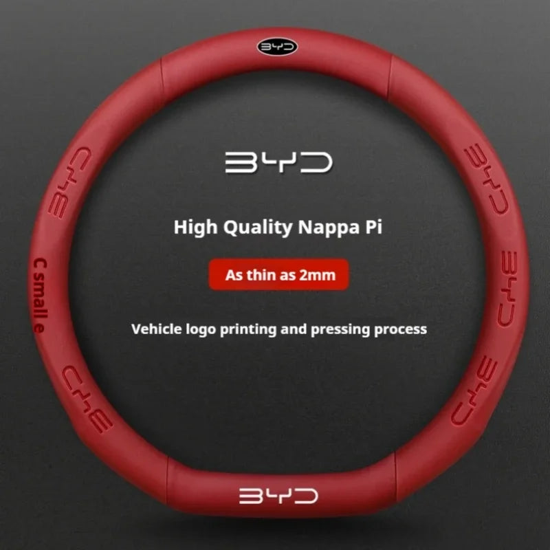 BYD Anti-Slip Suede Steering Wheel Cover