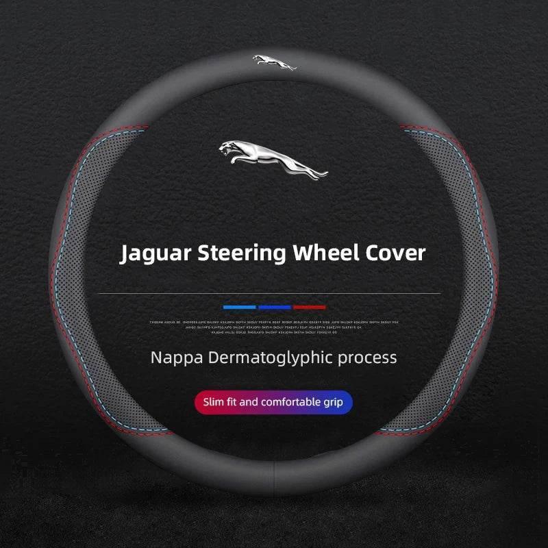 Jaguar Leather Steering Wheel Cover