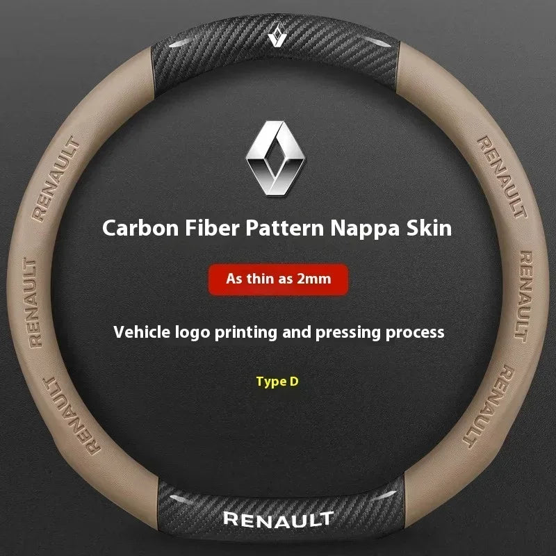 Renault Carbon Fiber Steering Wheel Cover