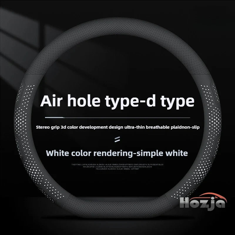 Leather Steering Wheel Cover for GAC EMZOOM GS3 GN8 GS8 GA8