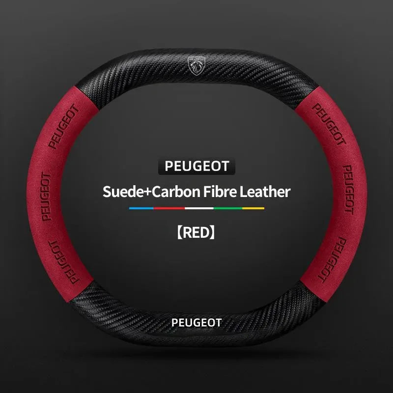 Peugeot 3008 5008 208 2008 Suede Steering Wheel Cover