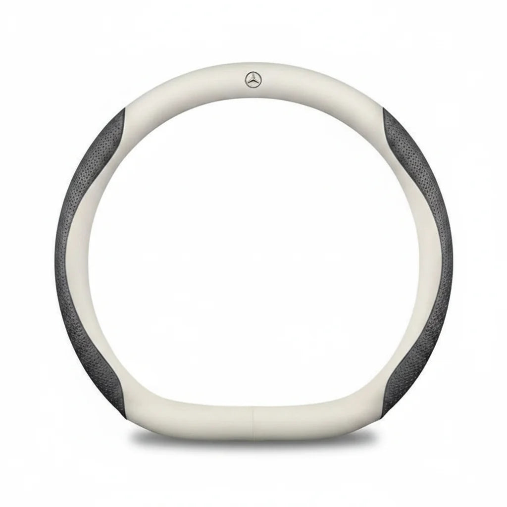 Mercedes Carbon Fiber Leather Steering Wheel Cover