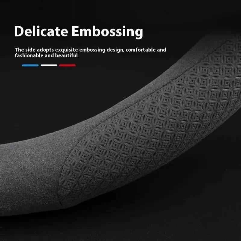 Mercedes Carbon Fiber Leather Steering Wheel Cover