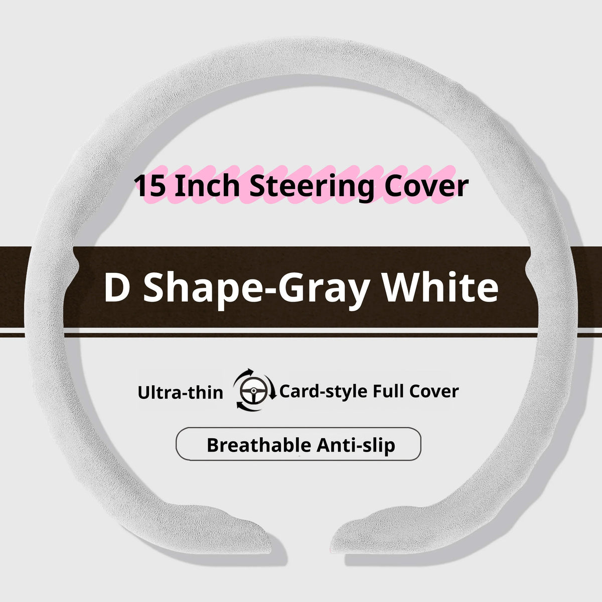 Genesis Ultrasuede Steering Wheel Cover