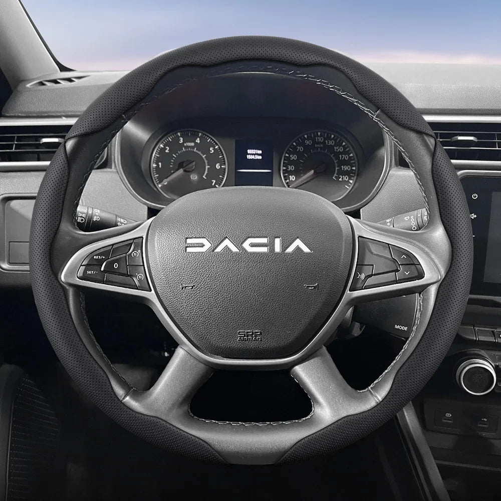 Dacia Breathable Leather Steering Wheel Cover