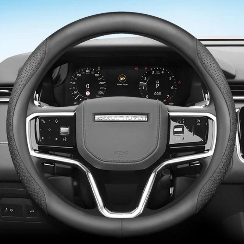 Land Rover Leather & Carbon Fiber Steering Wheel Cover