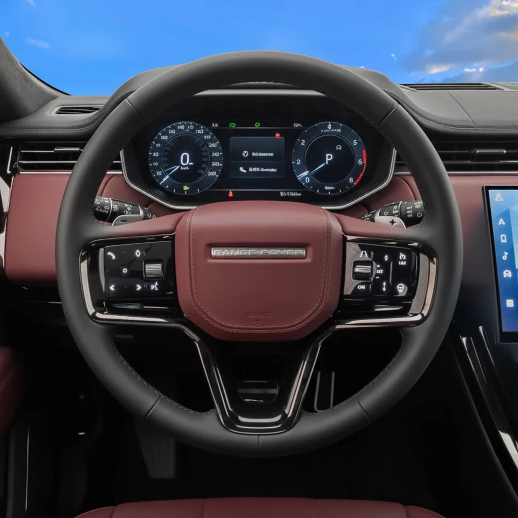 Land Rover Leather Breathable Steering Wheel Cover