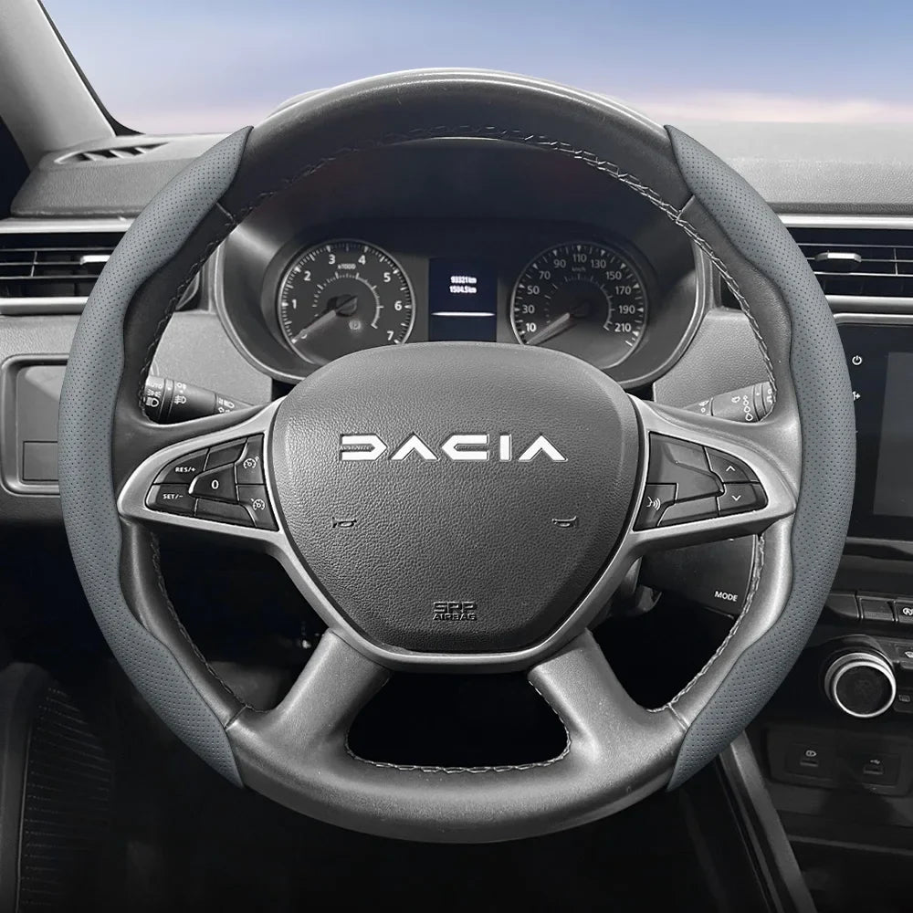 Dacia Breathable Leather Steering Wheel Cover