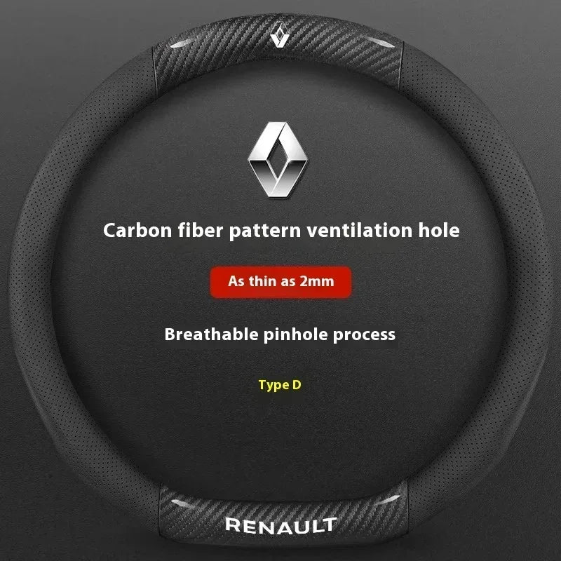Renault Carbon Fiber Steering Wheel Cover
