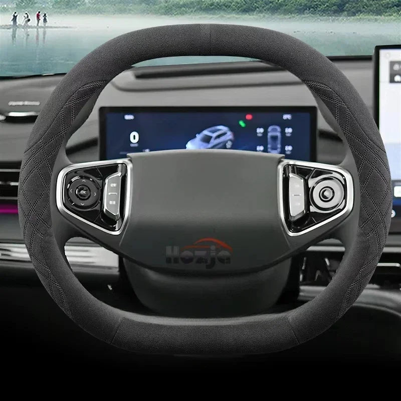 Geely Suede Leather Steering Wheel Cover Preface Starray Cityray