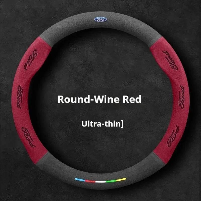 Ford Suede Steering Wheel Cover