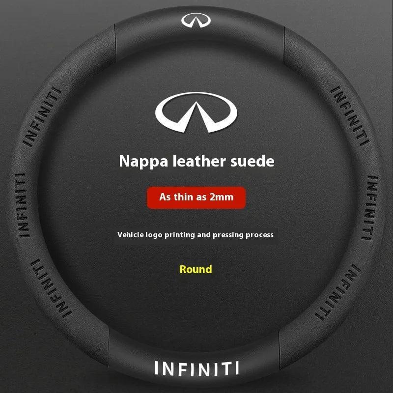 Infiniti Carbon Fiber Leather Steering Wheel Cover