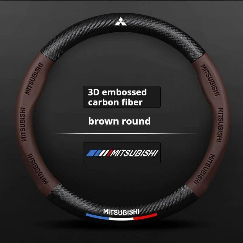 Mitsubishi Carbon Fiber Steering Wheel Cover