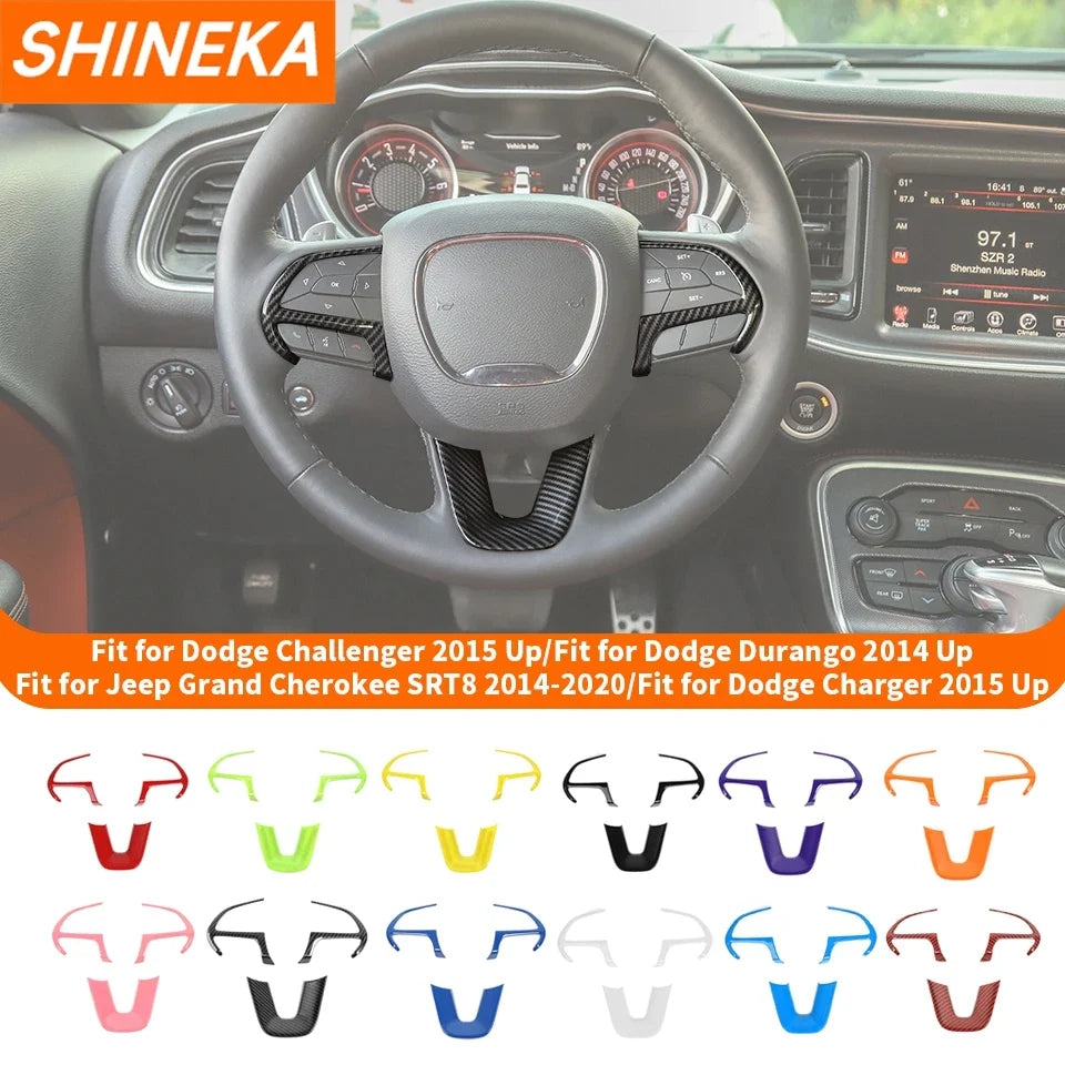 Dodge Carbon Fibre Steering Wheel Trim